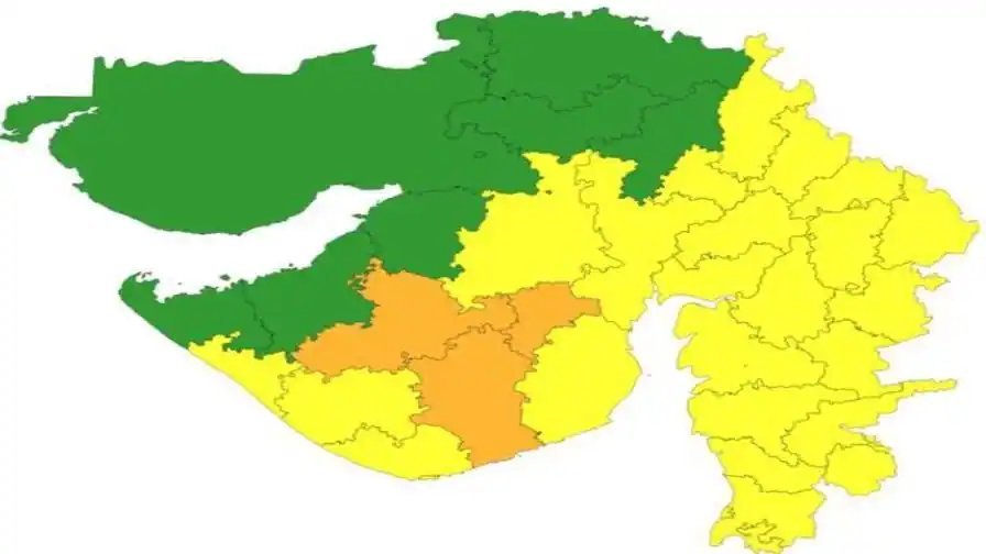 ગુજરાતમાં આજે સાંજ 4 વાગ્યા સુધી ગાજવીજ સાથે વરસાદની આગાહી, રાજકોટ, બોટાદ અને અમરેલીમાં ઓરેન્જ એલર્ટ