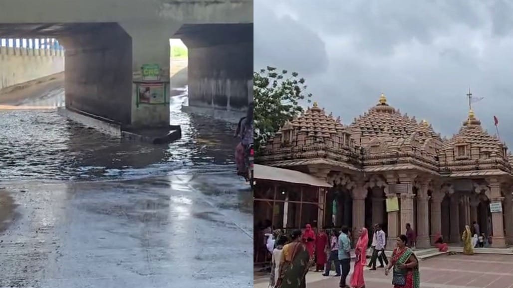 ધોળકાના ગણપતિ મંદિર અંડરપાસમાં પાણી ભરાયું, ગણેશ ઉત્સવમાં શ્રદ્ધાળુઓ પરેશાન