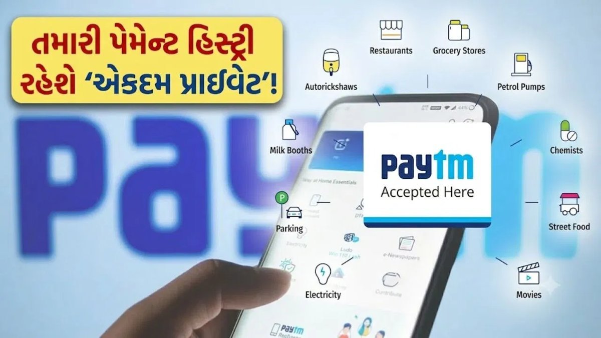 Paytm નું નવું ફીચર: હવે તમારી પેમેન્ટ હિસ્ટ્રી રહેશે ખાનગી, બેંક બેલેન્સ પણ એક જ જગ્યાએ