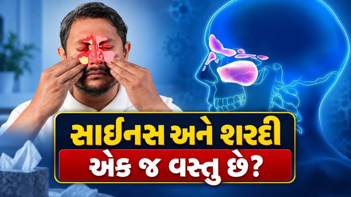 શરદી અને સાઇનસ એક નથી: ડૉક્ટરે જણાવ્યા લક્ષણો અને સારવારના તફાવત