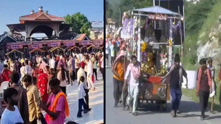 અંબાજીના ભાદરવી પૂનમ મેળાનો ત્રીજો દિવસ: અત્યાર સુધી 8.63 લાખથી વધુ ભક્તોએ કર્યા દર્શન