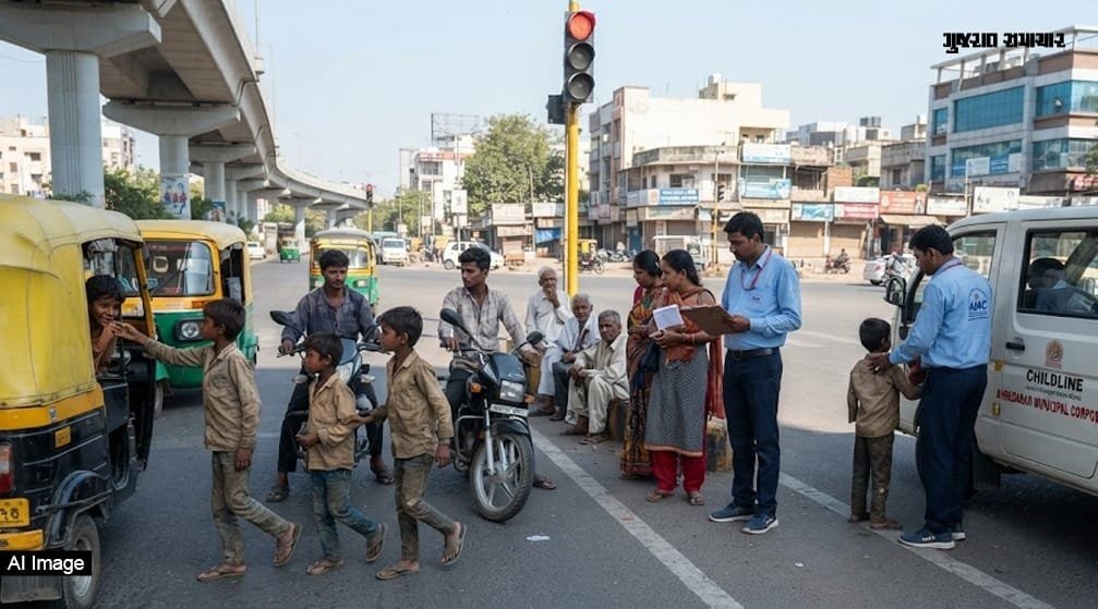 અમદાવાદમાં ભિક્ષુકમુક્ત ઝુંબેશ: સાડા પાંચ મહિનામાં 252 બાળકો સહિત 688 લોકો પકડાયા