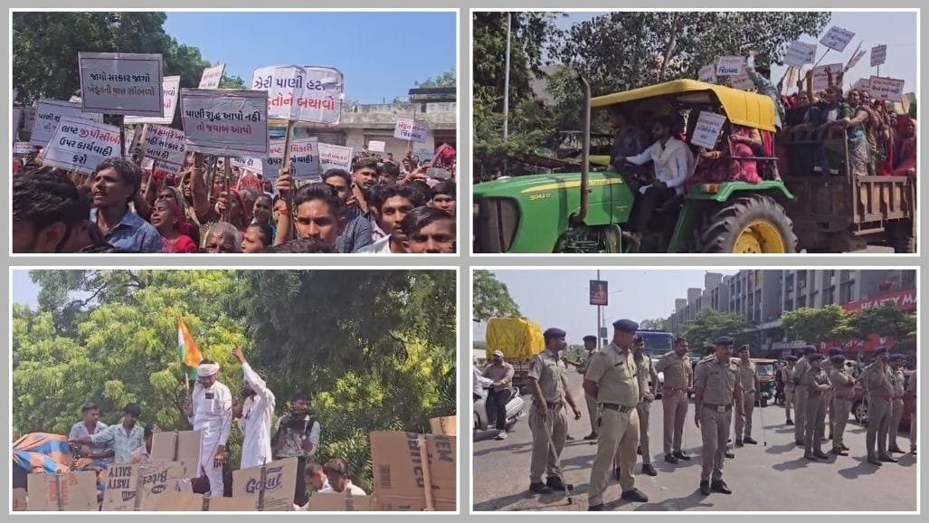 ધોળકામાં ખેડૂતોનો બંધ: કેમિકલયુક્ત પાણીથી 10 હજાર એકર જમીન બંજર, પ્રાંત કચેરી ઘેરાવ