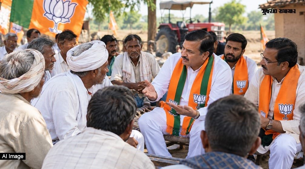 ખેડૂતોની નારાજગી વચ્ચે ભાજપનું 'ચલો ભેરું ગામડે' અભિયાન, ગામડે ખાટલા પરિષદ યોજાશે