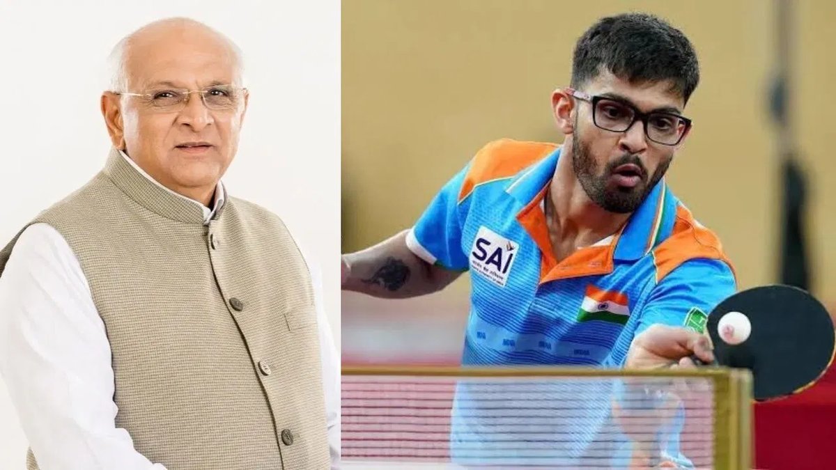 એશિયન ગેમ્સ 2026: વડોદરાના માનુષ શાહ અને દિયા ચિતલેએ ટેબલ ટેનિસ મિક્સ્ડ ડબલ્સમાં બ્રોન્ઝ મેડલ જીત્યો