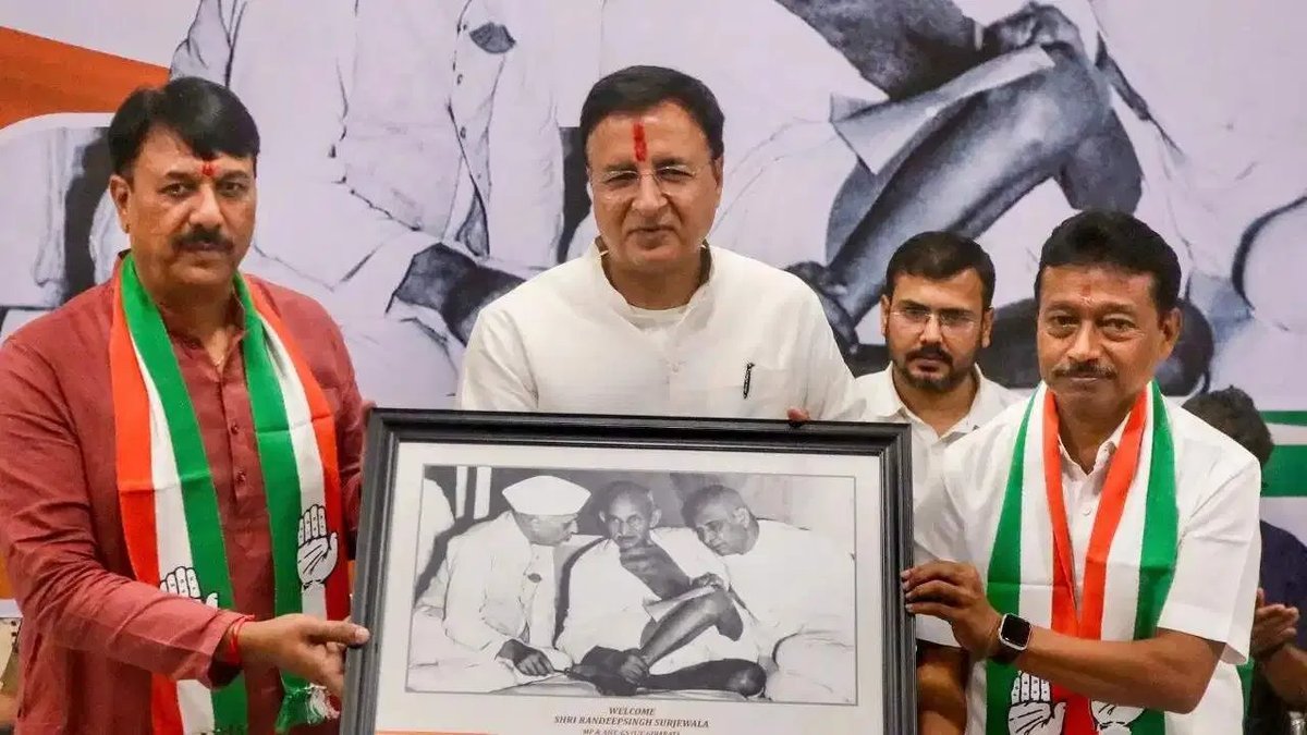 ગુજરાતમાં ભાજપને પડકારવા કોંગ્રેસની નવી રણનીતિ: સુરજેવાલાના 3 મુદ્દા