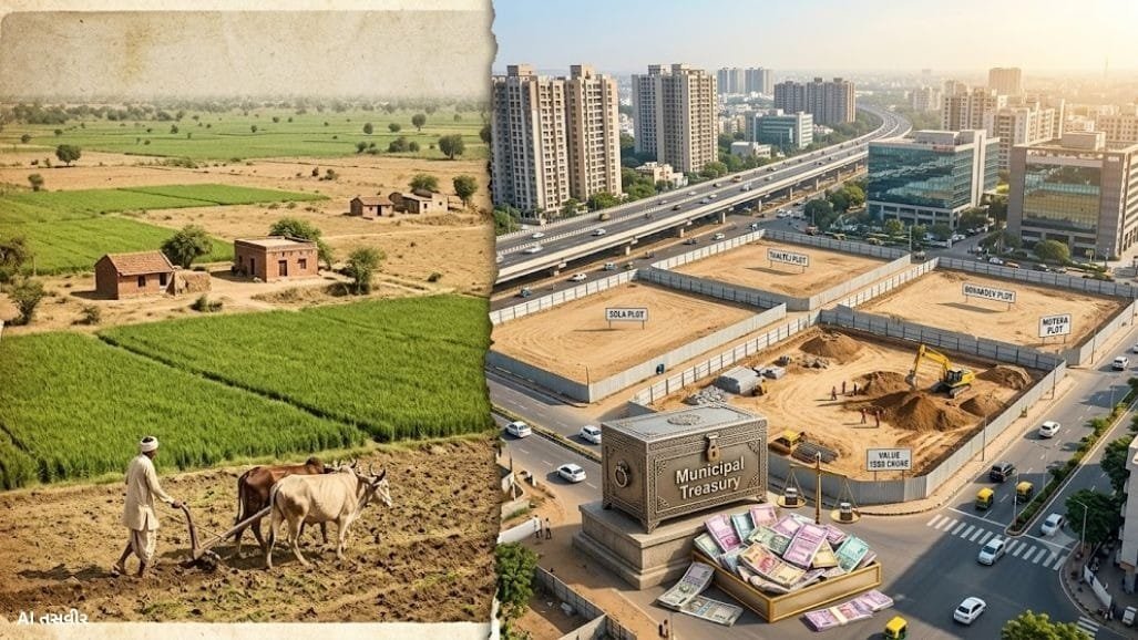 AMC વધુ 11 પ્લોટ 1550 કરોડમાં વેચશે: બોડકદેવમાં પ્રતિ ચોરસ મીટર 3.10 લાખ