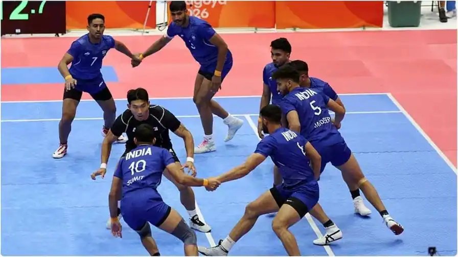 એશિયન ગેમ્સ 2026: પુરુષ કબડ્ડી ટીમે ઈરાનને 39-32થી હરાવી ગોલ્ડ જીત્યો, ભારતને ચોથો ગોલ્ડ