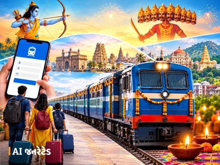 દિવાળી-દશેરા માટે 102 ફેસ્ટિવલ સ્પેશિયલ ટ્રેનો જાહેર, બુકિંગ શરૂ