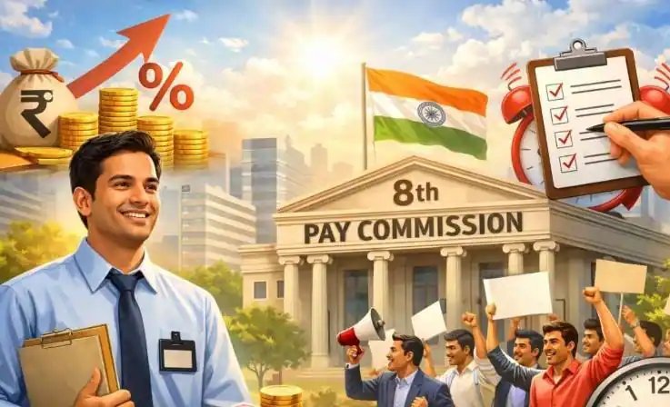 8મા પગાર પંચ: લેવલ 6થી 8ના કર્મચારીઓને ₹17 લાખ સુધી એરિયર્સ મળી શકે, ફિટમેન્ટ ફેક્ટર પર નિર્ભર