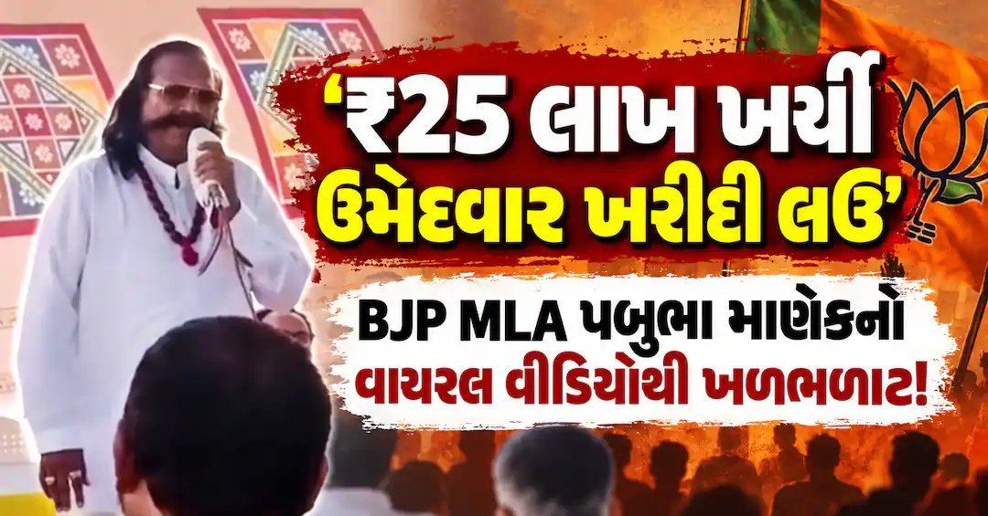 પબુભા માણેકનો વાયરલ વીડિયો: '20-25 લાખ ખર્ચીને ચૂંટણી બિનહરીફ કરાવી શકું'