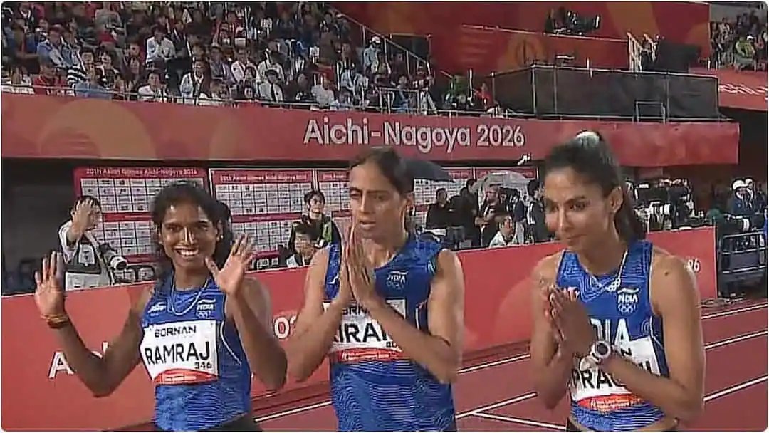 એશિયન ગેમ્સ 2026: મહિલા 4x400 મીટર રિલે ટીમે જીત્યો ગોલ્ડ, ભારતનો છઠ્ઠો સુવર્ણ ચંદ્રક