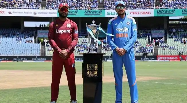 IND vs WI બીજી વનડે: ભારતે ટોસ જીત્યો, આકિબ નબીનું આંતરરાષ્ટ્રીય ડેબ્યૂ