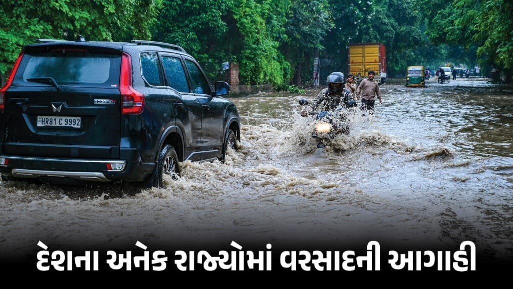21 રાજ્યોમાં વરસાદનું એલર્ટ: દિલ્હી-NCRમાં સૂકું હવામાન, દક્ષિણ ભારતમાં તોફાની વરસાદની શક્યતા