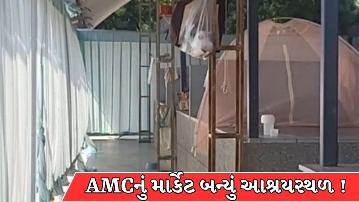 અમદાવાદ: કરોડોના ખર્ચે બનેલું AMCનું શાકભાજી માર્કેટ બન્યું આશ્રયસ્થળ, તંત્રની દેખરેખ પર સવાલ