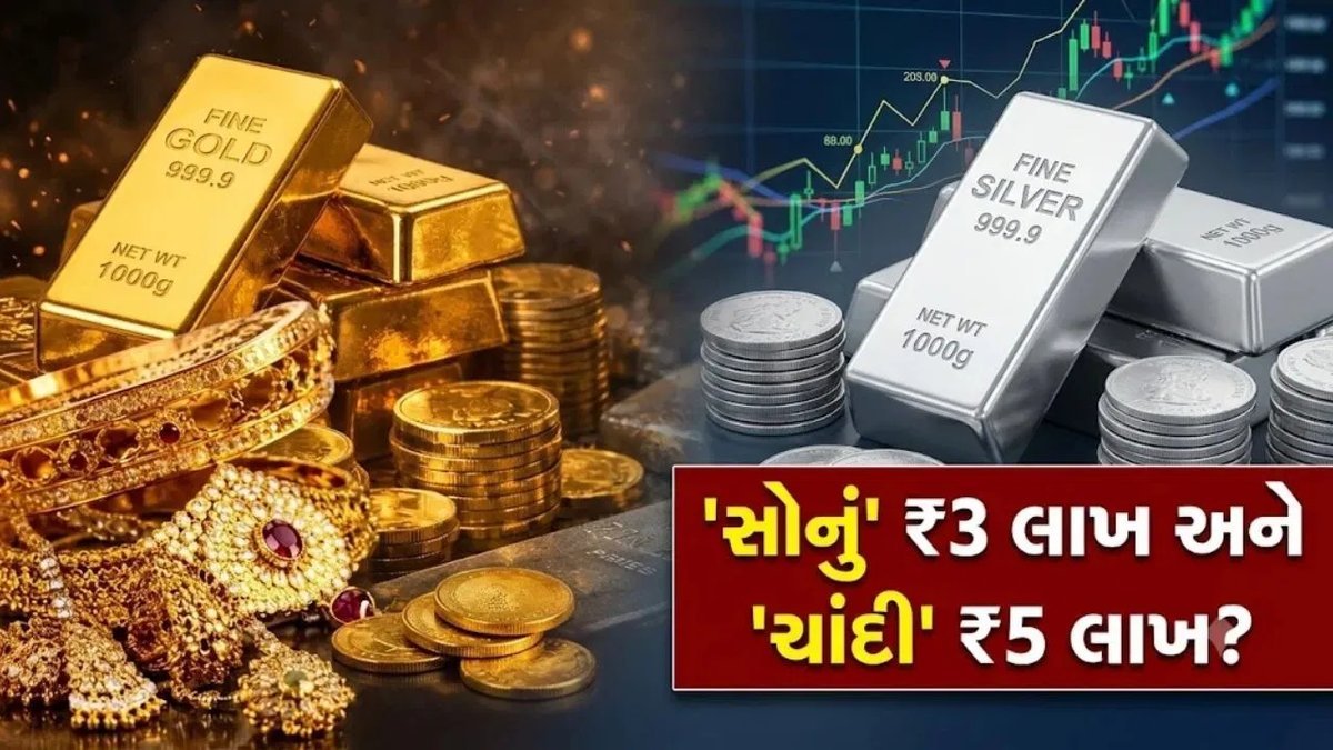 સોનું ₹3 લાખ અને ચાંદી ₹5 લાખ થવાની ધારણા: 2031 સુધીમાં કયા ત્રણ કારણો ભાવ વધારી શકે છે?