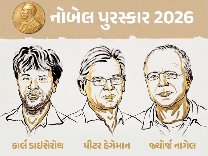 મગજની યાદો અને લાગણીઓનું રહસ્ય ઉકેલાયું: 3 વૈજ્ઞાનિકોને મેડિસિન નોબેલ પુરસ્કાર 2026