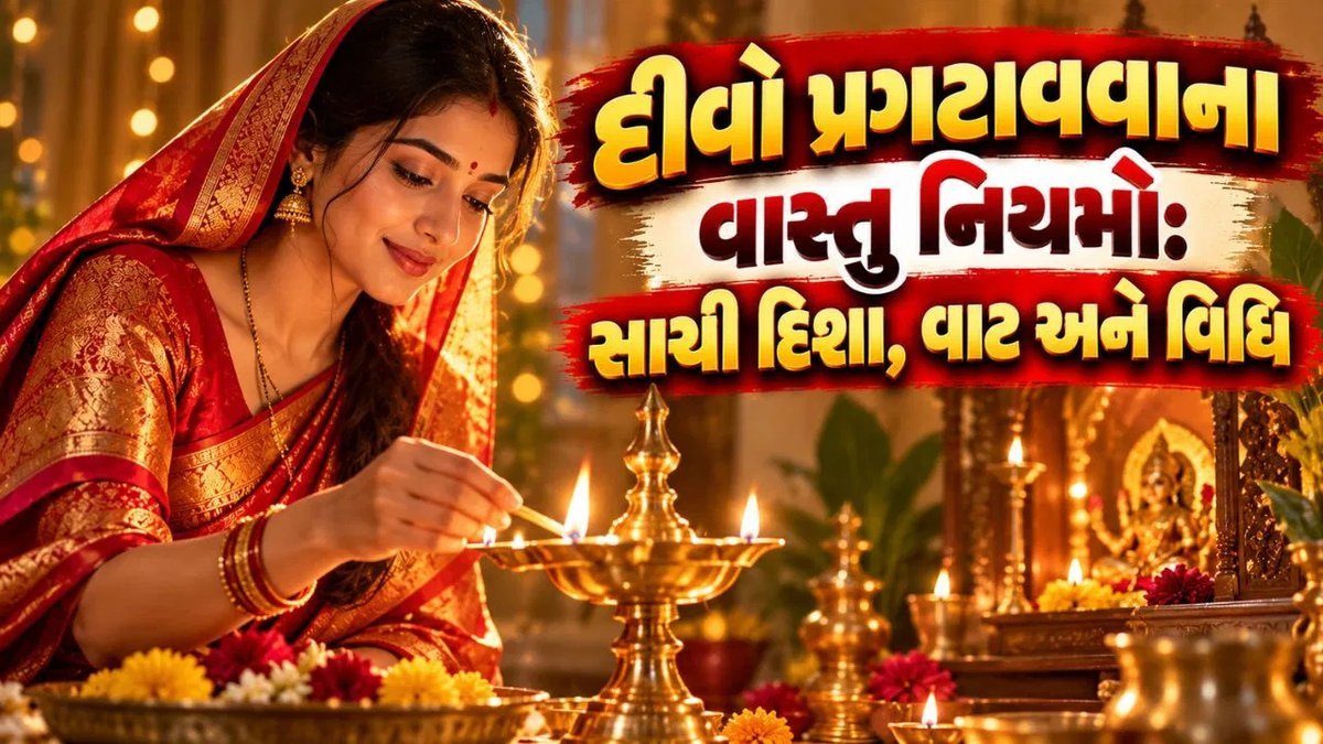 દીવો પ્રગટાવવાની સાચી રીત: ઘી કે તેલ, કઈ દિશા અને કેટલી બત્તી? જાણો શાસ્ત્રો શું કહે છે